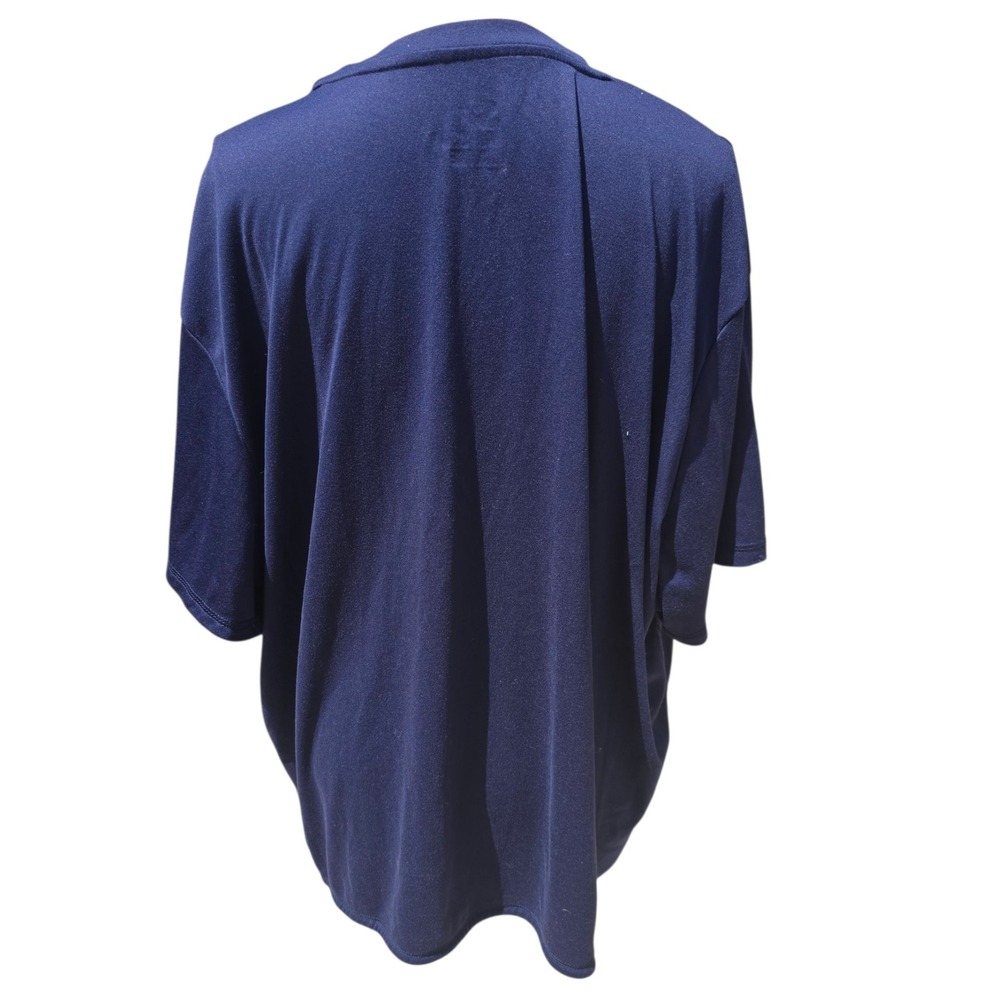 Starter Dri-Star Active Tee Mens Navy Blue Short Sleeve T-Shirt 3XL - Picture 3 of 4